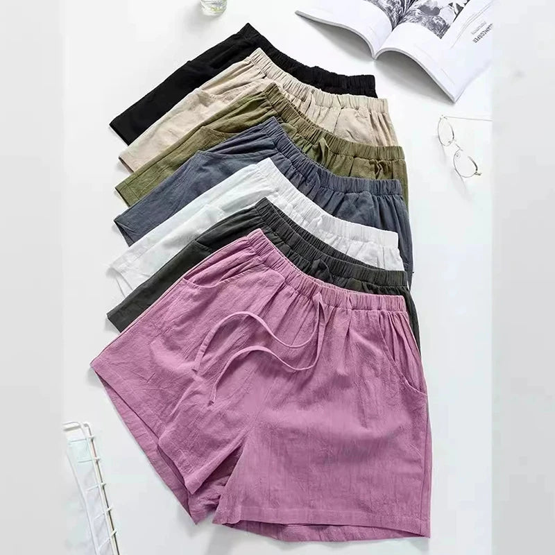 Women’s Casual High-Waist Summer Shorts – Breathable & All-Match